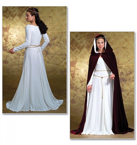 B 4377 Medieval ladies' gown