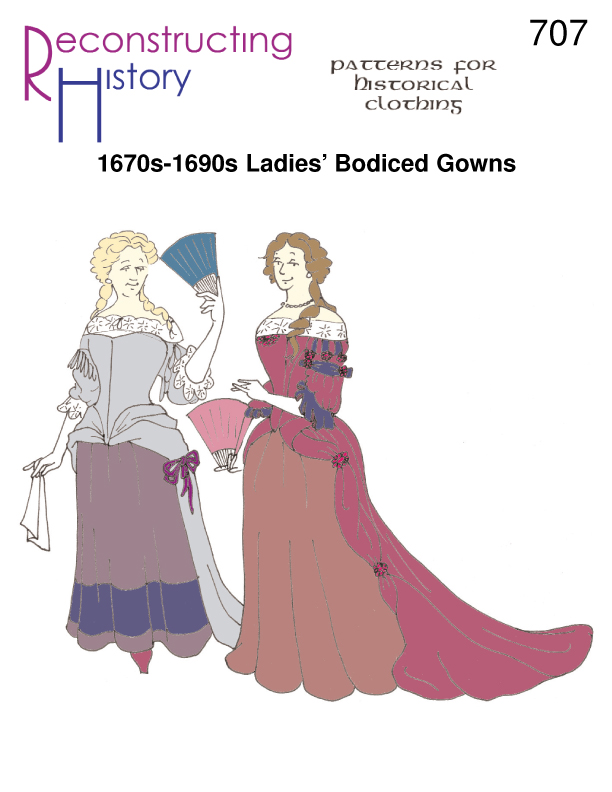 RH 707 Kleider mit Mieder ca. 1670-1690
