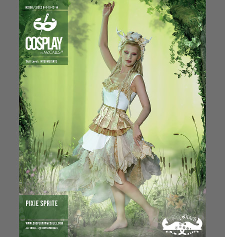 M 2108 PIXIE SPRITE: Feen / Elfen Kleid