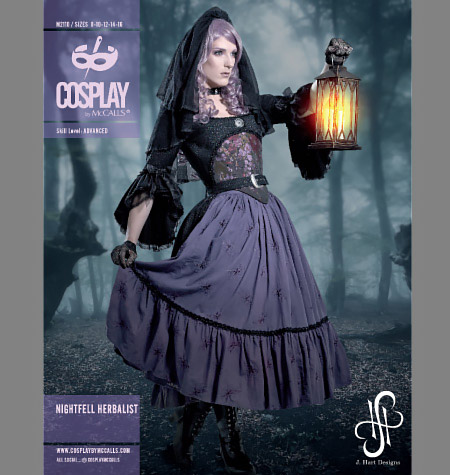 M 2110 NIGHTFELL HERBALIST: Jacke und Rock mit Petticoat