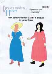 RH 002Q 15th Century Women's Kirtle larger sizes