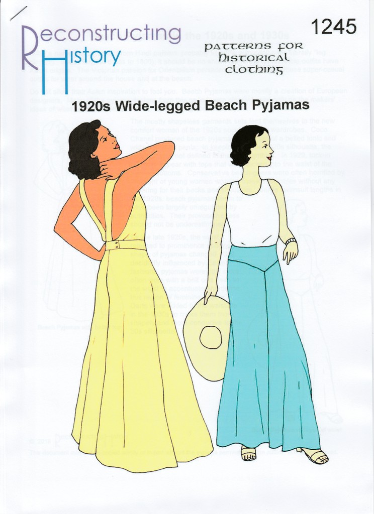 RH 1245 Strandpyjamas 1920er mit weiten Beinen